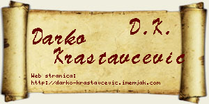 Darko Krastavčević vizit kartica